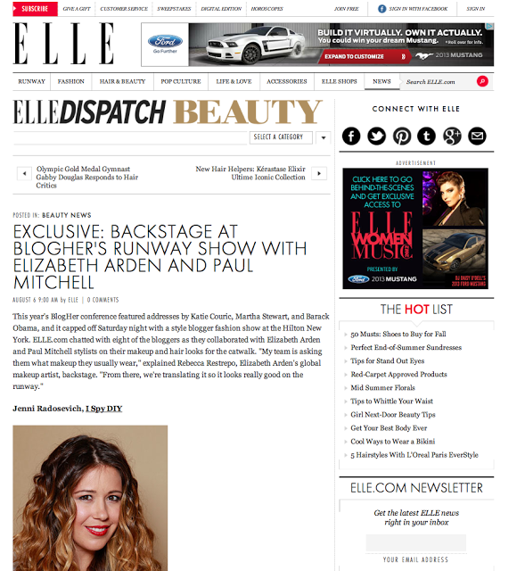 Elle Magazine, LoveBrownSugar Feature, elle magazine beauty